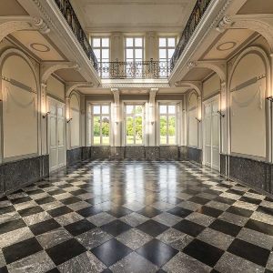 Le grand hall du Château Bayard